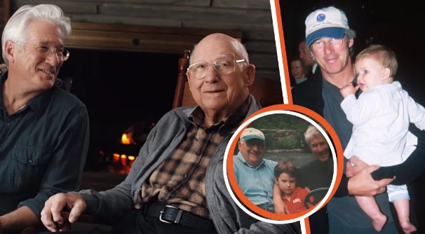 Richard Gere a emmené son père au restaurant de sa ville natale pour son 100e anniversaire - Il a donné son nom au fils qu'il attendait